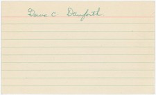   Danforth, Dave (1919 Black