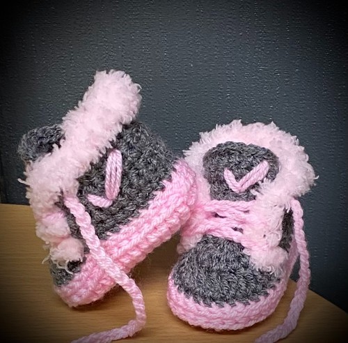Scarpe all uncinetto neonato - scarpe, all'uncinetto
