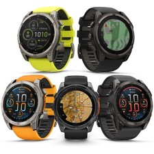 Smartwatch GPS Garmin fenix 8 (51 mm) AMOLED zaffiro/zaffiro solare multisport