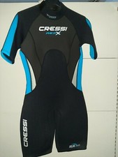 MUTA CRESSI SUB MODELLO MED X, CERNIERA POSTERIORE, DONNA, MM.2,5, TG.4,  NUOVA 