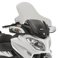 GIVI Parabrezza Trasparente 76 x 75 per Suzuki Burgman Executive 650 2013 - 2020