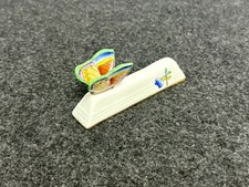 Herend Ungheria Poggiacoltelli Farfalla Multicolore