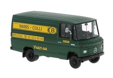 Brekina 36861 Mercedes L 406 D Box, 1967, Ferrovia Belgio (B), H0, Nuovo 2025