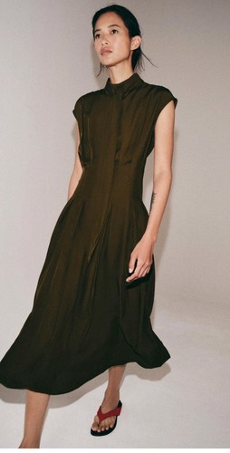 Zara nuovo abito midi - donna, zw
