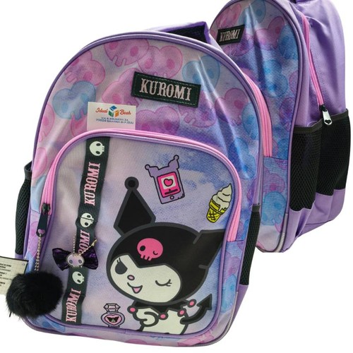Zaino scuola kuromi rosa 42cm - kuromi,