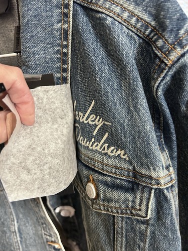 Giacca denim blu - denim, harley