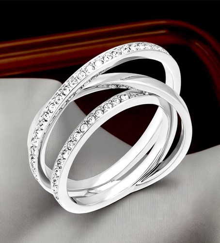 Anello spirale abbagliante - spirale,