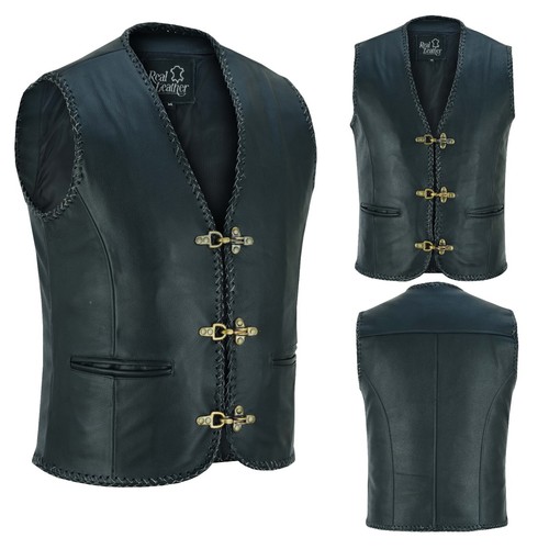 Gilet uomo vera - pelle, pesce