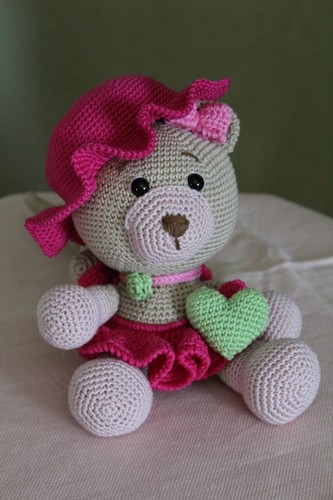 Orsetto amigurumi fatto a - orsetto, amigurumi,