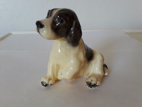 Figurina cane vintage paffuto - figurina,