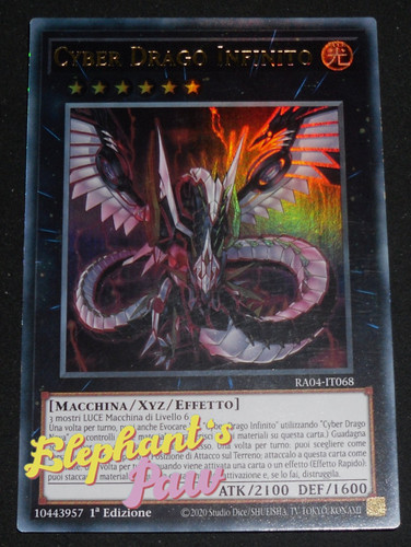 Yugioh cyber drago - drago, infinito