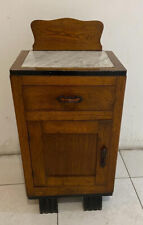 COMODINO ANTICO  IN LEGNO DI CASTAGNO 