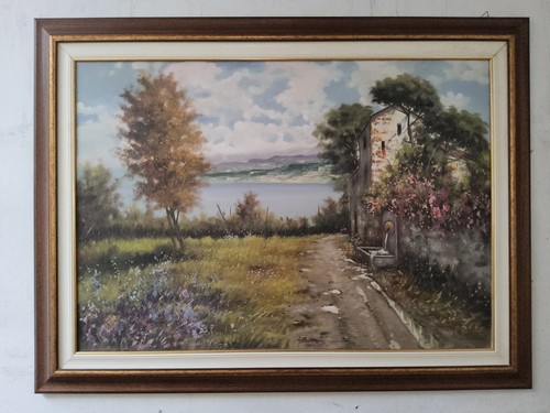 Quadro paesaggio autore - quadro,