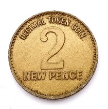 Moneta 2 pence/decimale nuova