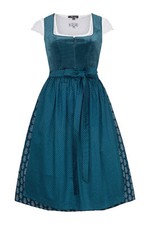 Dirndl Samy petrol velluto