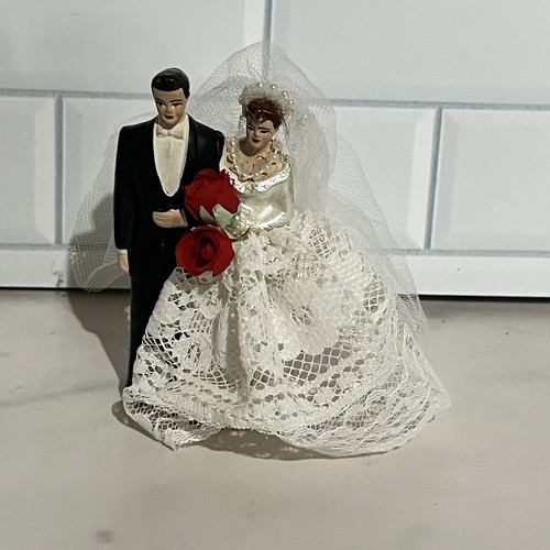 Cake topper matrimonio vintage