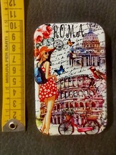 1) ROMA - SPECCHIETTO rettangolare per borsa / borsetta