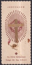 Holy card antique relic de