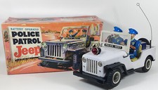 TIN TOY NOMURA JEEP POLICE