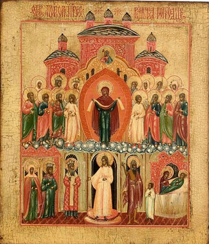 Icona russa antica - russa, "madre