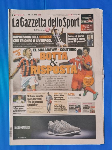 Gazzetta dello sport - gazzetta, ottobre