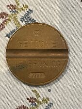 Gettone telefonico con segni di zecca, numero di serie 7707 RARO