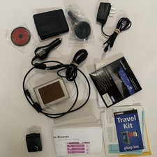 GARMIN Nuvi 350 🚘 Pacchetto Sistema GPS Navigazione Auto 3" *Funzionante* con Scatola ed Euro