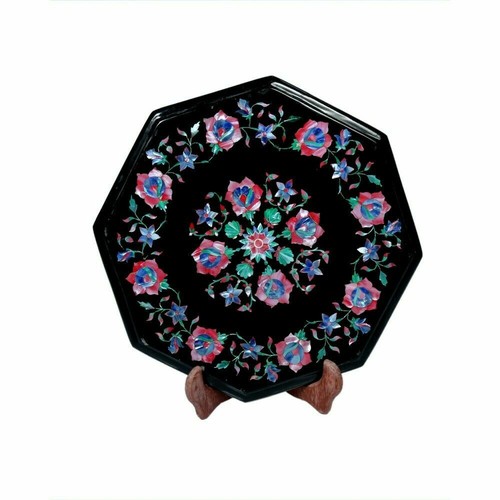 Tavolo marmo intarsiato - 18",