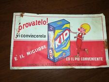 vecchio cartoncino pubblicitario SAPONE KID 