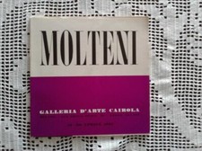  GALLERIA D'ARTE Cairola invito mostra di Mario Molteni 19-30 aprile 1961