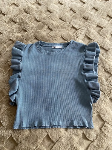Zara blue top - blue,