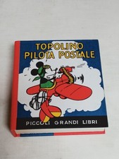 TOPOLINO PILOTA POSTALE PICCOLI GRANDI LIBRI EDIZIONI SALANI del 1989