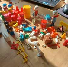 Lotto giocattoli vintage anni 70-80 Playmobil Lego Fisher Price Chicco Texaco