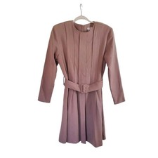 Abito grande vintage Lee Anderson Bergdorf Goodman on the Plaza New York lana marrone