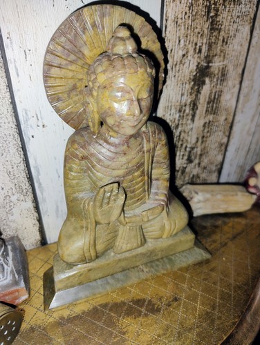 Statua pietra buddha - in,