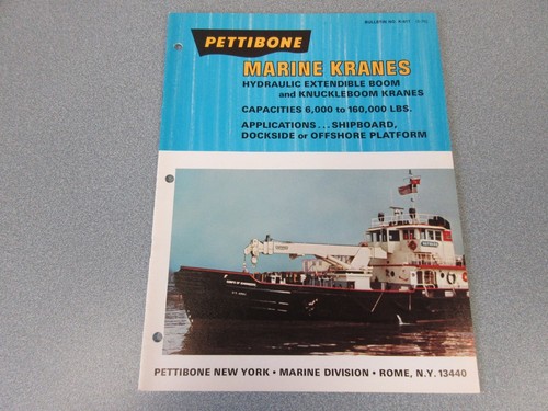 Rara brochure vendita gru