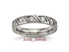 Moissanite Con 14K Bianco