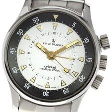 Orologio REVUE THOMMEN Cricket Nautico Uomo Carica Manuale 1/2400 Limited Quadrante Bianco