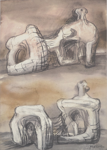 Henry moore figures - moore, :