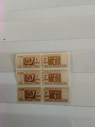 Pacchi postali 1 lira - **,