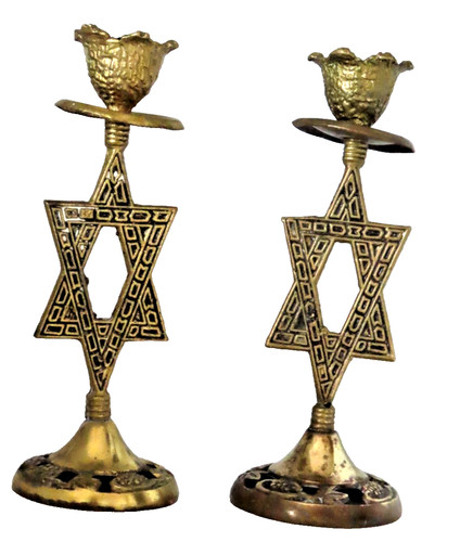 Antico candelabro ebraico - , in