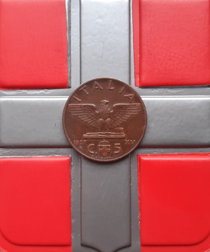 5 centesimi 1937 - (£),
