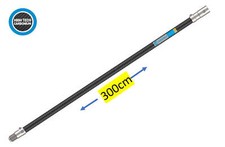 ASTA PNEUMATICA FISSA IN CARBONIO SENZA IMPUGNATURA CM.300CAMPAGNOLA