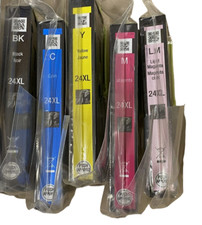 INCHIOSTRO CARTUCCIA EPSON (24XL ELEFANTE) ORIGINALE COLORI VARI