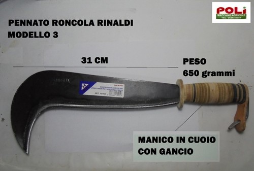 Rinaldi roncola pennato in - roncola,