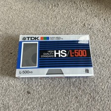 Videocassetta tdk l500 - tdk, hs