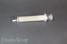 siringa graduata 5ml vetro temperato pluriuso attacco luer laboratorio stampanti