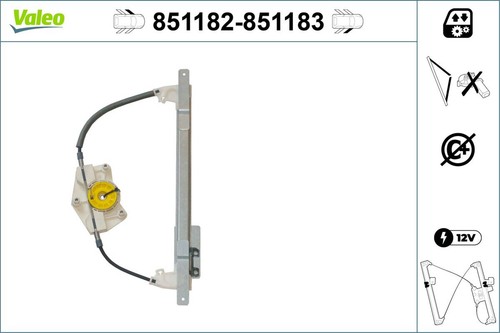 Alzavetro valeo 851182 per - valeo,