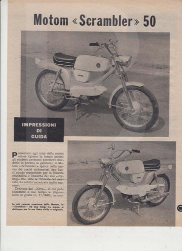 Advertising test moto - test, otom