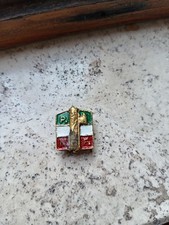 VECCHIO DISTINTIVO SMALTO ANNI 20 PNF FASCIO FASCISMO OLD BADGE